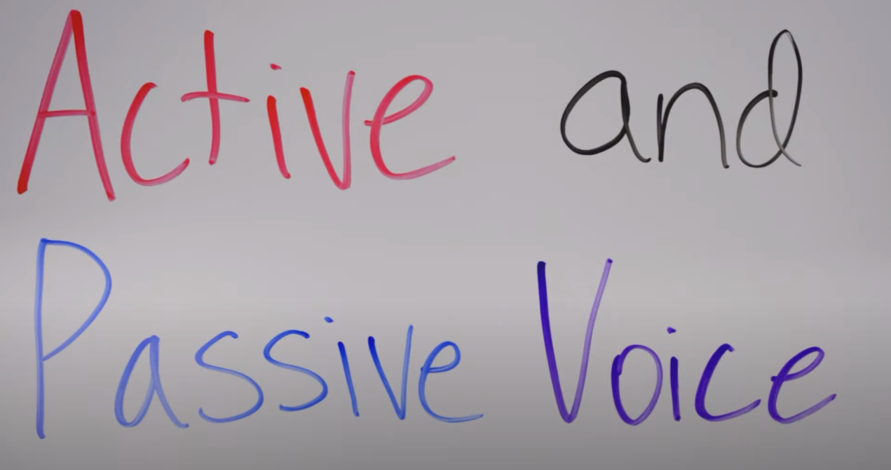 Active And Passive Voice