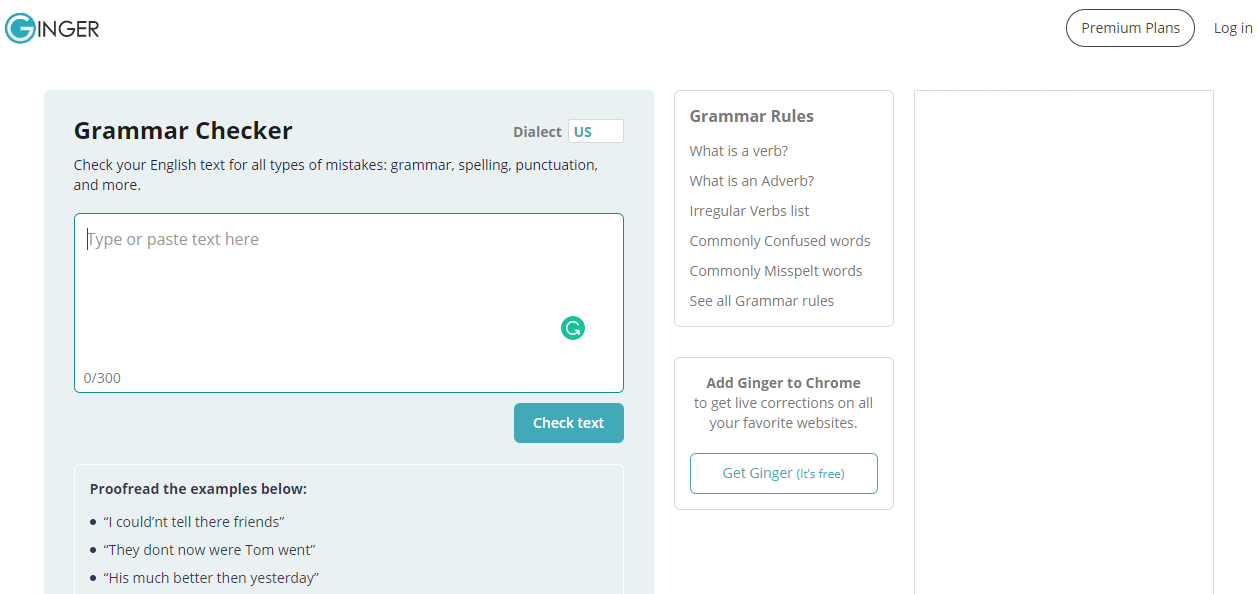 ginger grammar checker online free