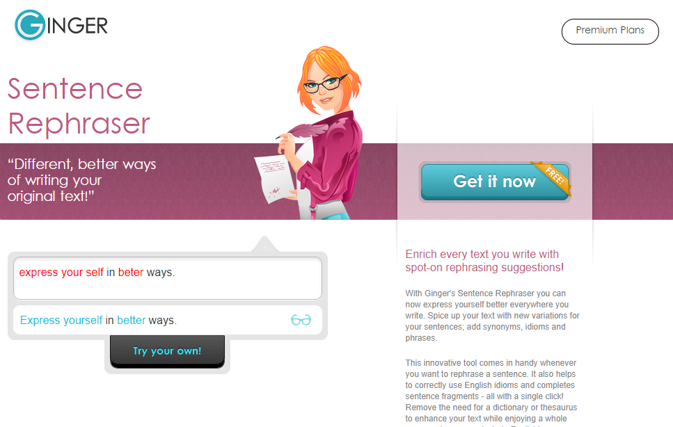 ginger grammar checker online free