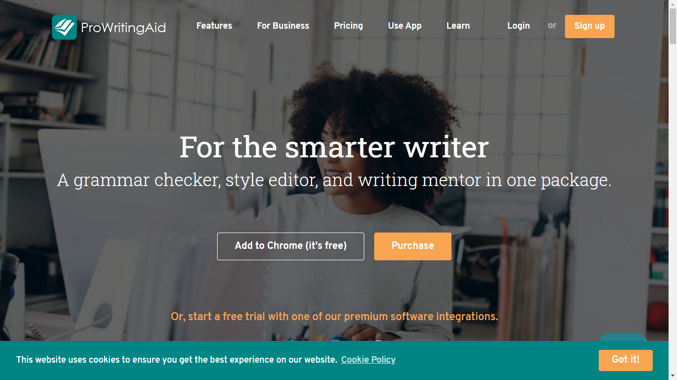 ProWritingAid Homepage