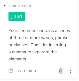 Grammarly Punctuation Checker2