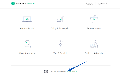 grammarly customer service