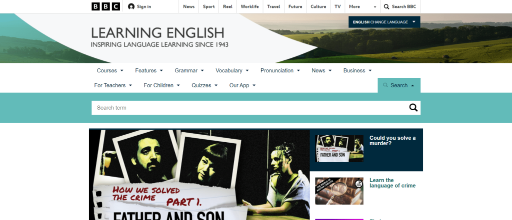 BBC Learning English Homepage