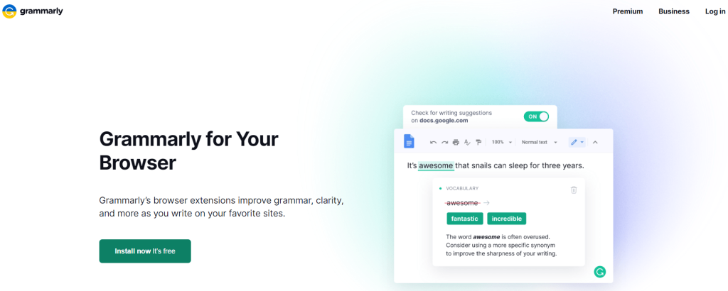 Grammarly For Chrome
