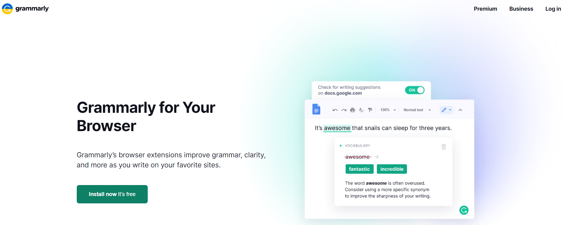 chrome store grammarly