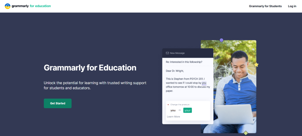 grammarly for students