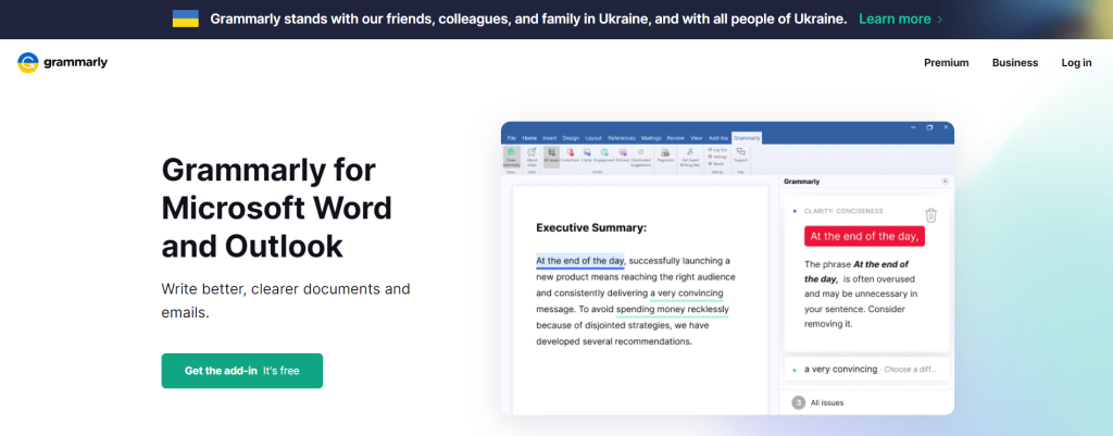 Grammarly Web Page