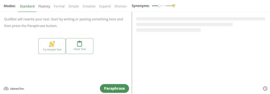 Paraphrasing Tool