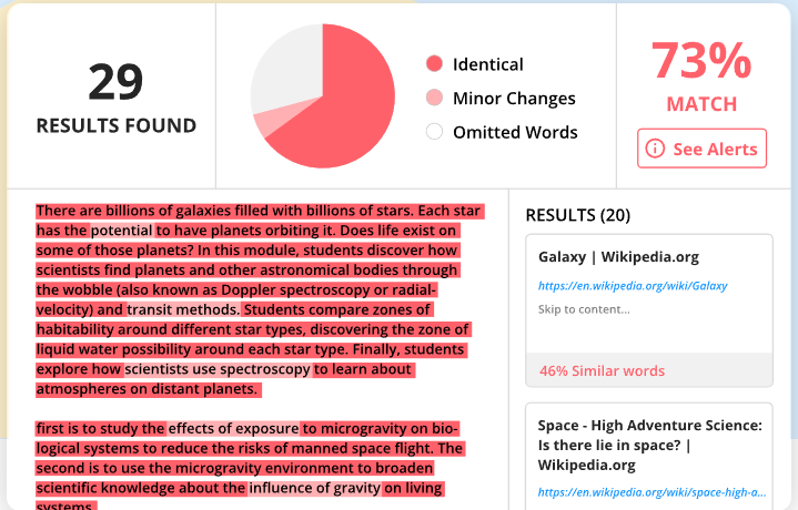 Plagiarism Checker